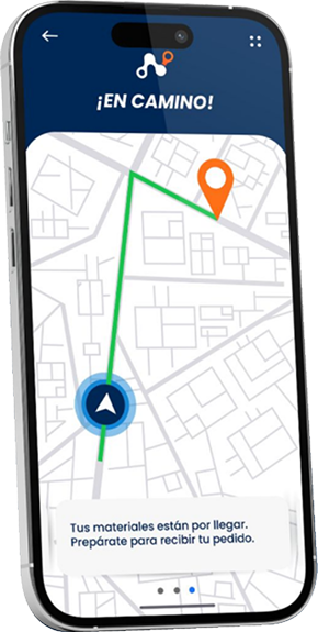 Geolocalización de pedidos NiuBild